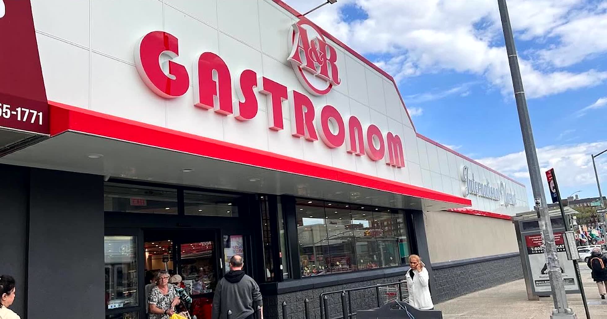A&R Gastronom International Market storefront on 108th Street